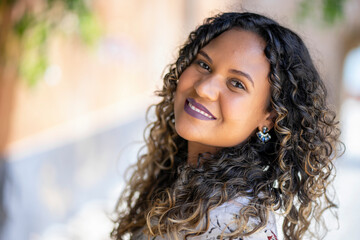 Fototapeta premium Portrait of beautiful young woman