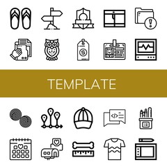 template icon set