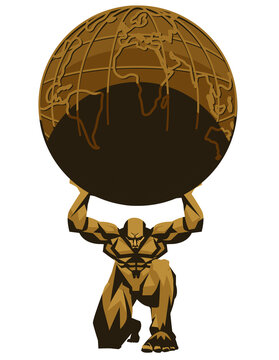 atlas holding the globe shrugged