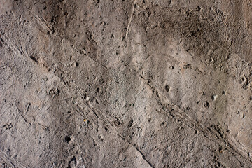 Old dirty gray concrete wall