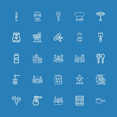 Editable 25 spoon icons for web and mobile