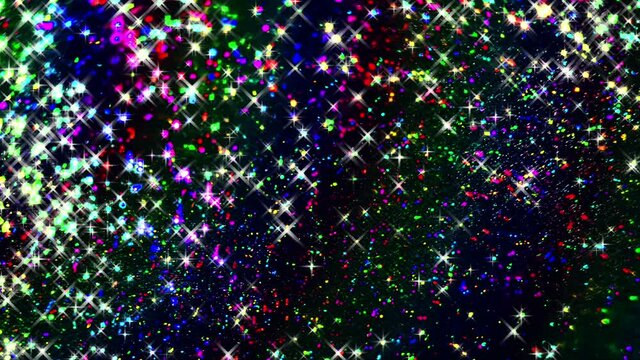 Rainbow colors glitter sparkling multicolor background