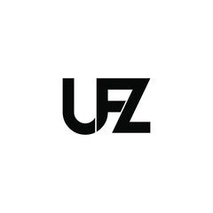 ufz letter original monogram logo design