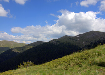 View From The Ridge Of Slavyanka Mountain - Near Gotcev Peak, Slavyanka National Park (Ali Botush Reservation) in Bulgaria, Europe
