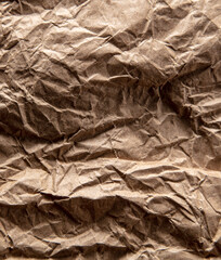 Crumpled paper as an abstract background.