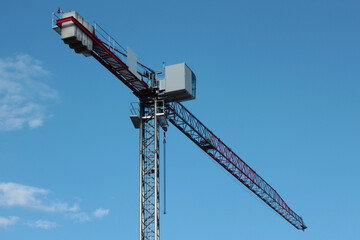 Dźwig na budowie. © Aleksandra