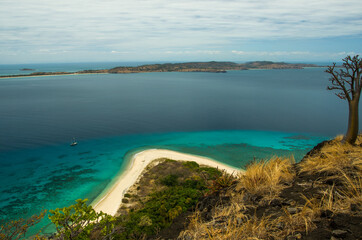 Point de vue depuis l'île d'Ankarea, archipel Mitsio - Madagascar