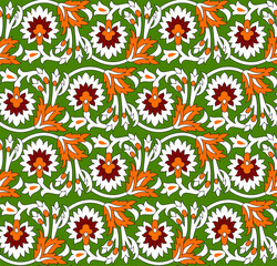 seamless pattern with flowers