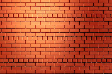 Red brick wall as an abstract background.