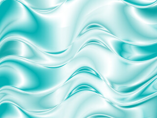 Fototapeta premium Blue wrinkled fabric or liquid wave. Grunge silk. Wavy folds. The texture of satin material. Elegant wallpaper. Abstract background.eps 10