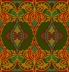 seamless damask pattern
