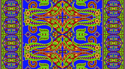 abstract seamless pattern with flowers