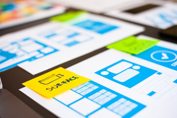 Website design and mobile application concepts.