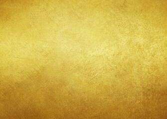 Fototapeta premium Shiny yellow leaf gold foil texture background