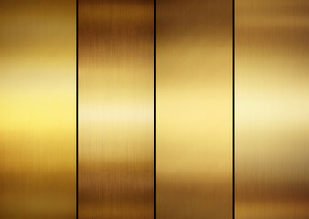Gold metal texture background collection