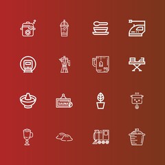 Editable 16 steam icons for web and mobile