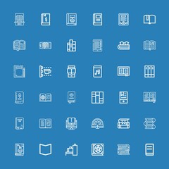 Editable 36 reader icons for web and mobile