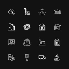 Editable 16 loading icons for web and mobile