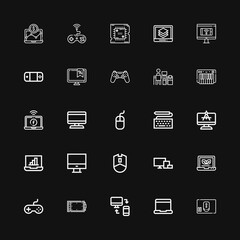 Editable 25 pc icons for web and mobile