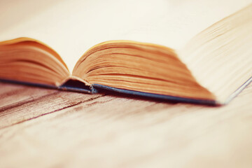 old book open paper book for retro background