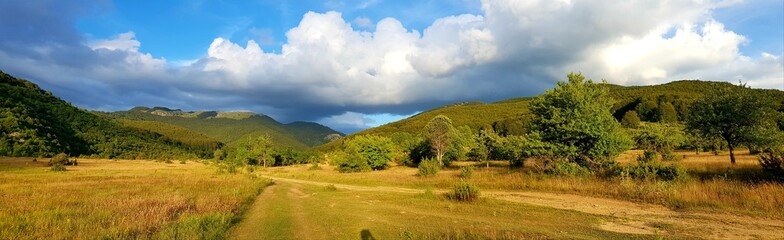 Lazoropole, Macedonia - Afternoon national park landscape scene 