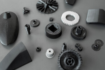 3d printed objects on the table in the laboratory © Studio Peace