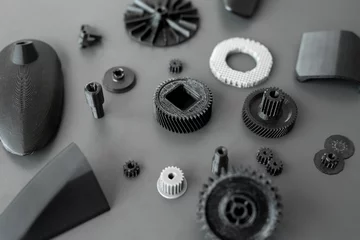 Poster de jardin 3D 3d printed objects on the table in the laboratory  © Studio Peace