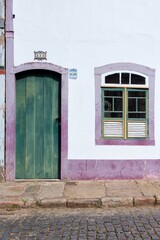 Fototapeta na wymiar SAO PAULO, BRAZIL - May 30, 2018: Historical House in Ouro Preto