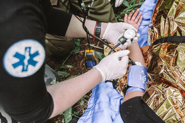 medic in the forest