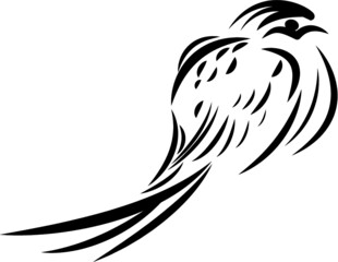 Sparrow bird wildlife logo animal