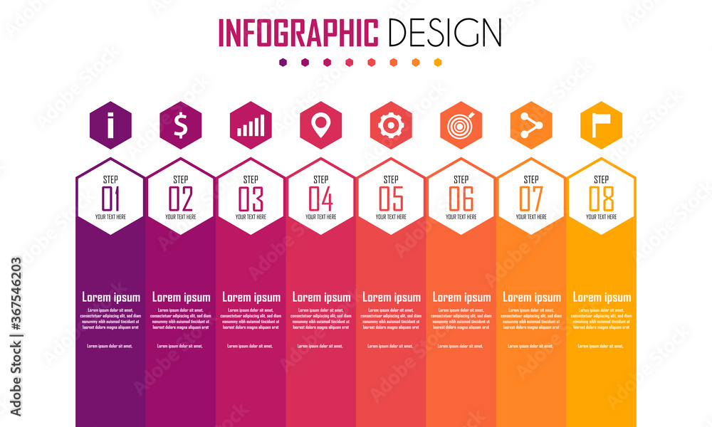 Poster vector infographic design. eps 10. can be used for diagram, banner, number options, workflow layout,