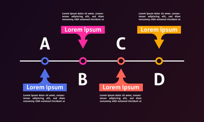 Vector Infographic design. Eps 10. Can be used for diagram, banner, number options, workflow layout, step up options or web design