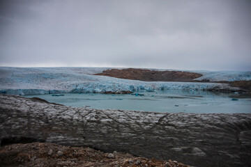 Summer landscape in the fiords of Narsaq, South West Greenland