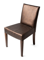 Fototapeta premium Comfortable chair isolated on white. Studio shot