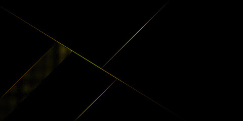 Abstract luxury light with line gold black background