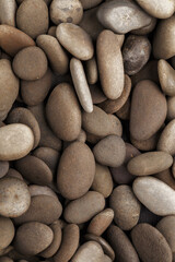 sea stones. A look from above. Close-up.