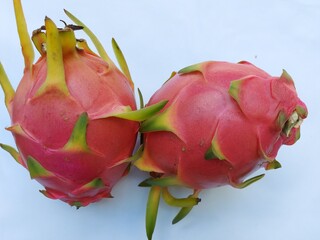 dragon fruit isolated on white background
