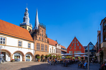 Fototapeta premium Marktplatz, Lemgo, Deutschland 