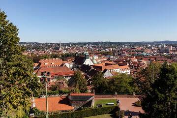 Fototapeta na wymiar View of Graz