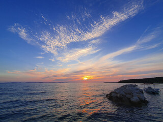Zachód słońca w Chorwacji, Zadar