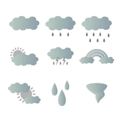 Foto auf Acrylglas Weather Forecast Meteorology Design Illustration © Rahmat