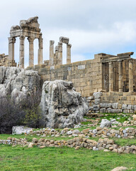 Temple of Adonis, Roman ruins, Faqra, Lebanon - obrazy, fototapety, plakaty