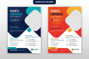 Creative Corporate and Business Conference Flyer Template Design