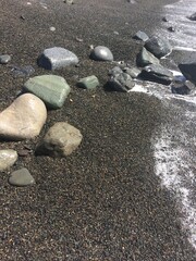 Fototapeta na wymiar Icelandic sea and rocks