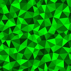 Abstract multicolor emerald green background. Vector polygonal design