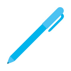 Pen flat style icon vector design