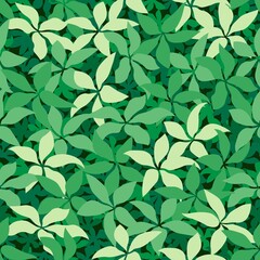 Green camouflage pattern background seamless vector illustration