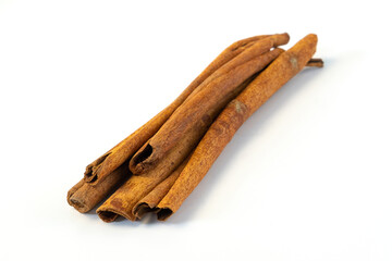 Assorted colorful spices on a white background. Healthy diet lifestyle.