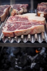 meat on the grill