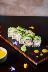 Sushi Roll / Avocado and Shrimp.